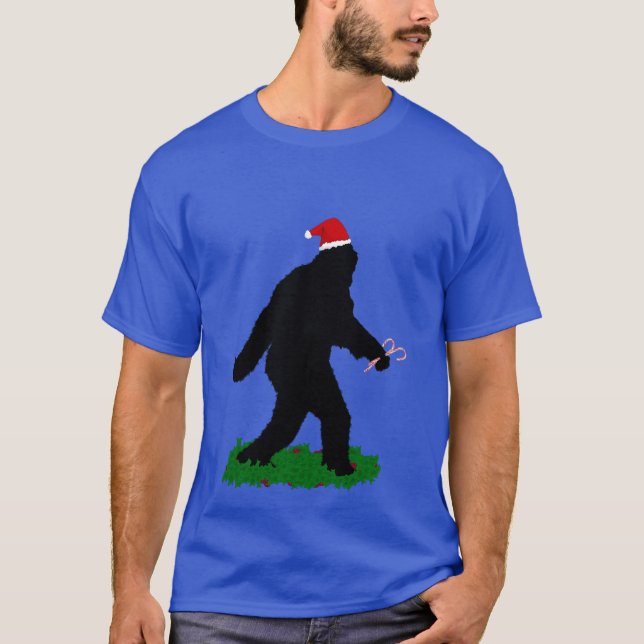 T-shirt Noël Sasquatchant (Devant)