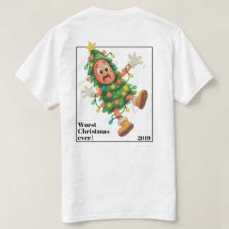 T-shirt Noël saucisse le plus drôle ! Salami drôle