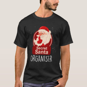 T-shirt Noël Secret Père Noël Organisateur Xmas Présente G