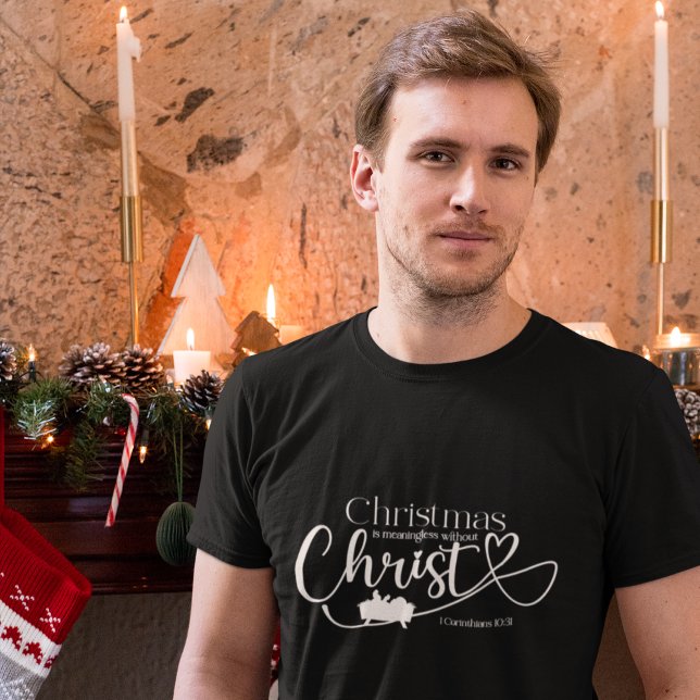 T-SHIRT NOËL SIGNIFIE SANS CHRIST HOMMES (Créateur téléchargé)