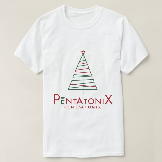 T-shirt Noël slick Pentatonix (Design devant)