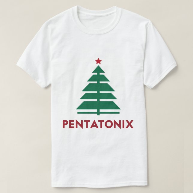 T-shirt Noël slick Pentatonix (Design devant)