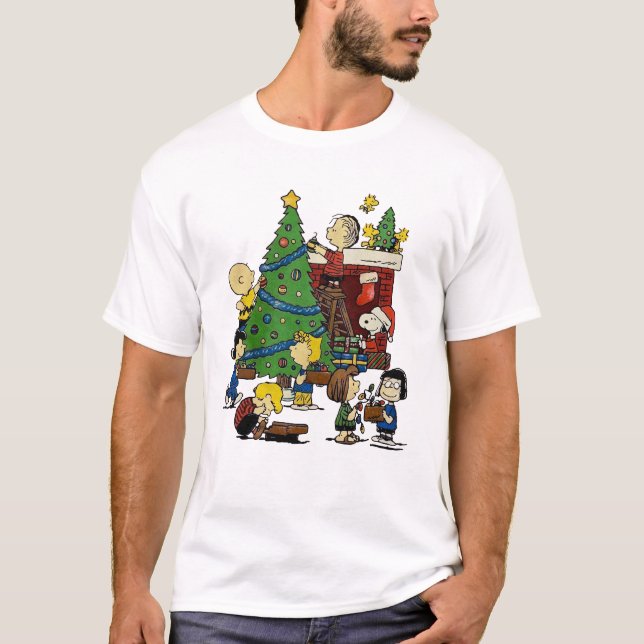 T-shirt Noël Snoopy Peanuts (Devant)