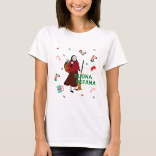 T-shirt noël sorcière buona Befana