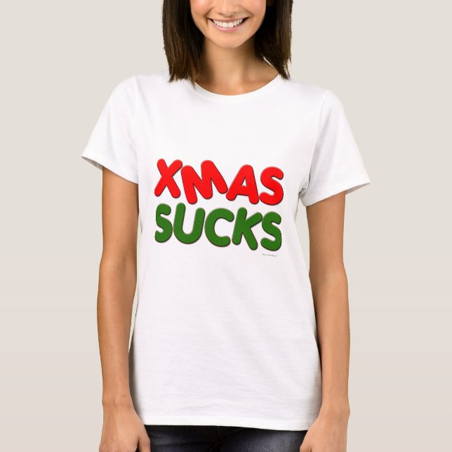 T-shirt Noël suce (Devant)
