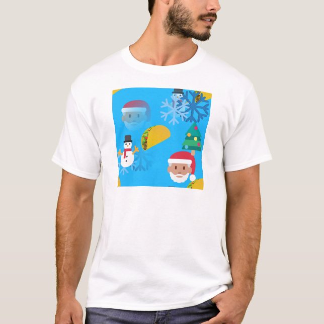 T-shirt noël taco emoji (Devant)
