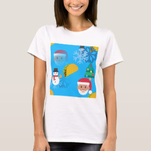 T-shirt noël taco emoji