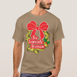 T-shirt Noël Tis the Season Wreath 