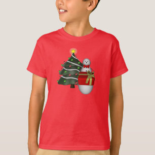 T-shirt Noël Tree Snowman Holiday