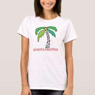 T-shirt Noël tropical