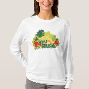 T-shirt Noël tropical de Hawaïen d'île de Mele Kalikima