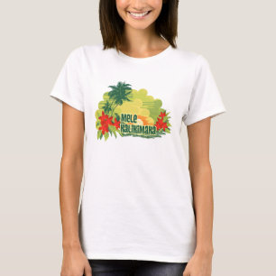 T-shirt Noël tropical de Hawaïen d'île de Mele Kalikimaka