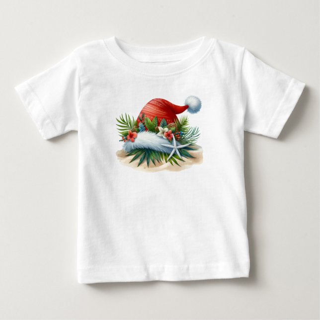 T-Shirt-Noël Tropical Famille TShirt (Devant)