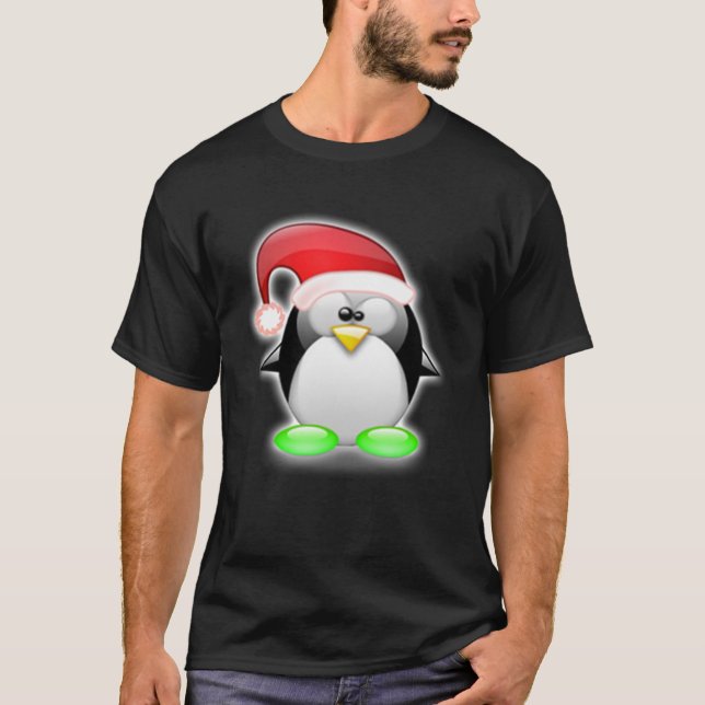 T-shirt Noël Tux (Devant)