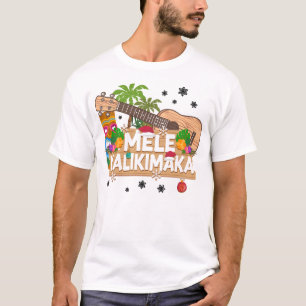 T-shirt Noël Ukulele Mele Kalikimaka