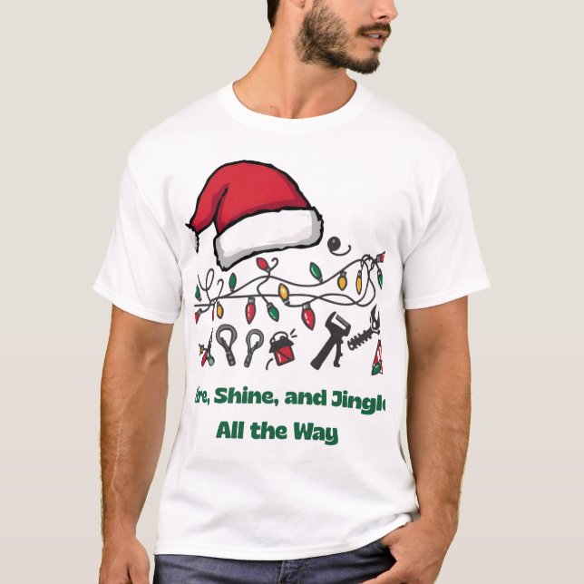 T-shirt Noël vacances (Devant)