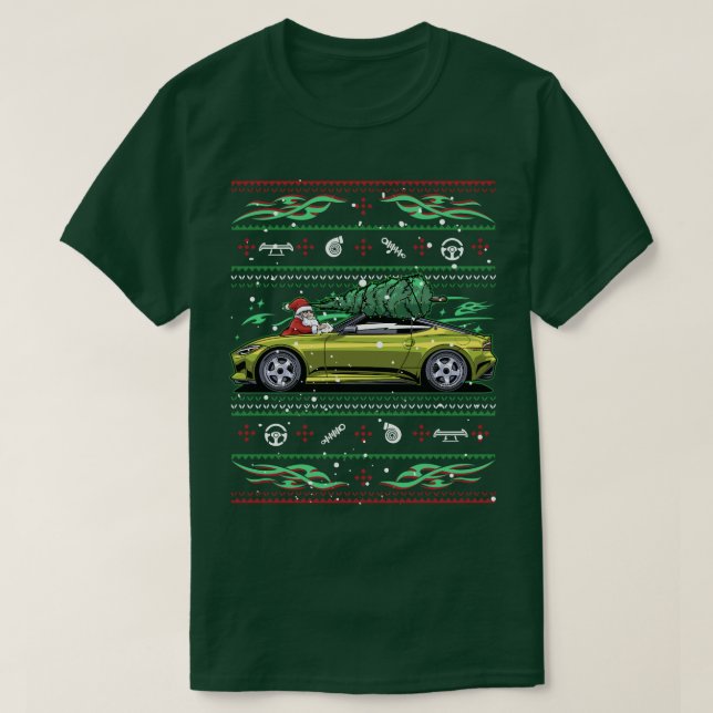 T-shirt Noël Vilain Nissan 400z RZ34 Fairlady Cadeau (Design devant)