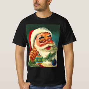 T-shirt Noël vintage, joyeux Père Noël rétro des années 50