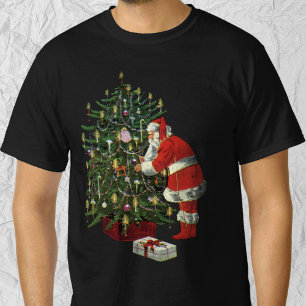 T-shirt Noël vintage, Père Noël avec présents