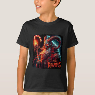 T-shirt Noël Xmas Horreur Krampus Sombre Joyeux Krampus M