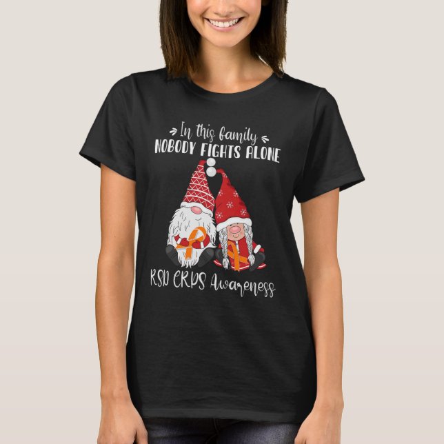 T-shirt Noëls Gnomes RSD Sensibilisation aux SPRC (Devant)