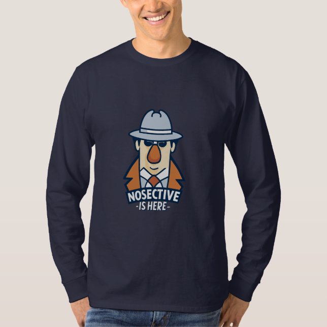 T-shirt "Noesective is Here : Sniffer la vérité avec style (Devant)