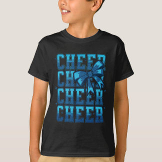 T-shirt Nœud à ruban de pom-pom girl Esprit d'équipe de sp
