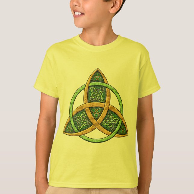 T-shirt Noeud celtique de trinité (Devant)