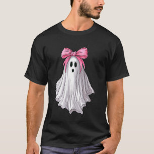 T-shirt Nœud Coquette Fantôme Halloween Maman Fête des Mèr