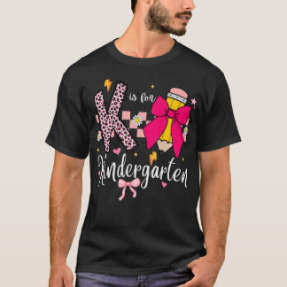 T-shirt Nœud Coquette K Pour Enseignant De Maternelle Dos