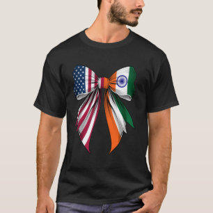 T-shirt Nœud Coquette Racines Inde Patrimoine Fierté Indie
