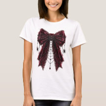 Nœud en dentelle gothique noire avec coquette arai