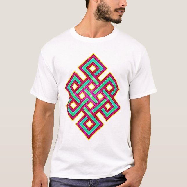 T-shirt Noeud éternel bouddhiste (Devant)