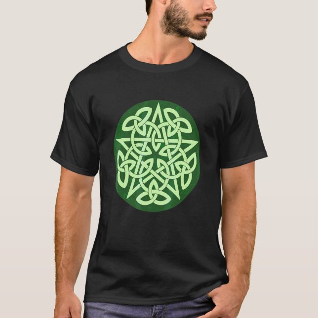 T-shirt Nœud Pentacle Wicca Occulte Celtique (Devant)