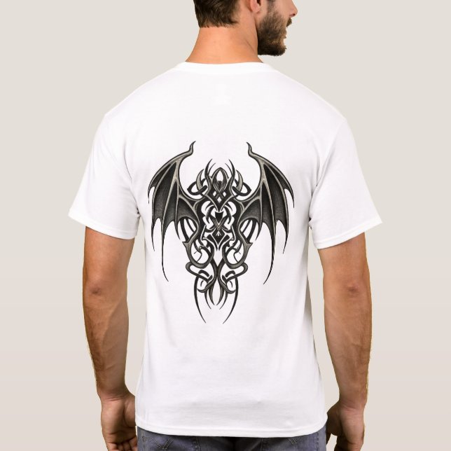 T-shirt Nœud Tribal Gothique (Dos)