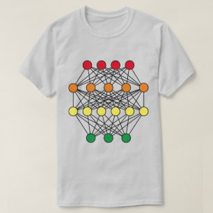T-shirt Noeuds réseau neuronal