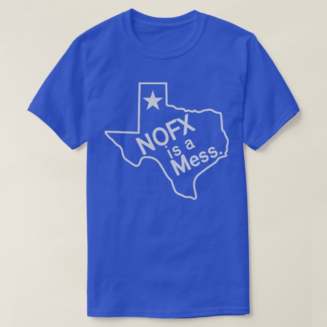 T-shirt NOFX est un Mess (Design devant)