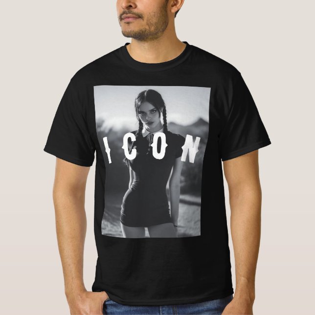 T-shirt noir (Devant)