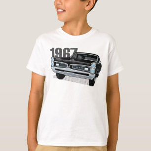 T-shirt Noir 1967 de Pontiac GTO
