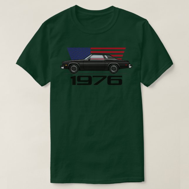 T-shirt noir 1976 (Design devant)