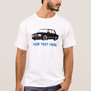 T-shirt noir 2107 + votre texte