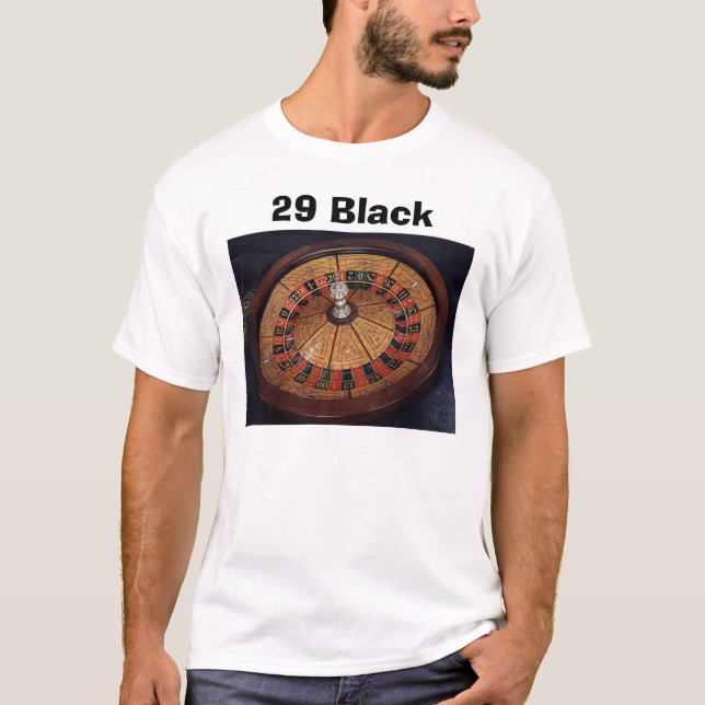 T-shirt noir 29 (Devant)