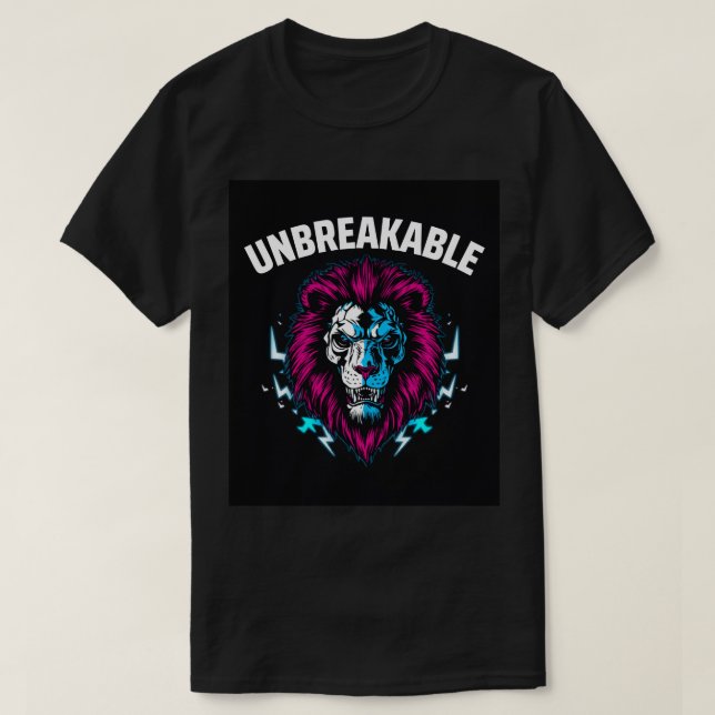 T-shirt noir à manches courtes (Design devant)