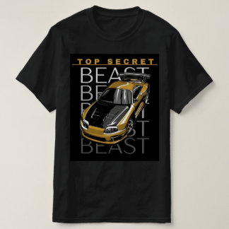 T-Shirt noir à manches courtes pour hommes