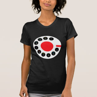 T-shirt Noir appelez-moi pièce en t de téléphone