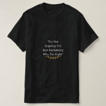 T-shirt noir avec citation sarcastique drôle