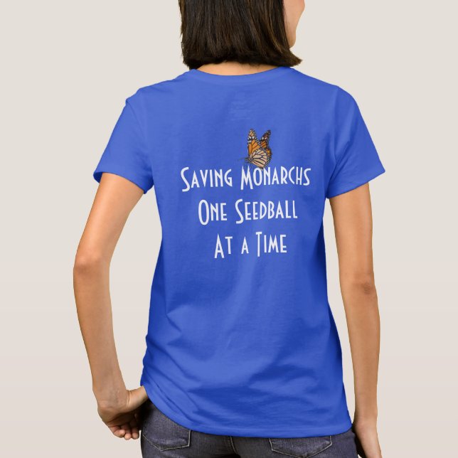 T-shirt noir avec le logo (Dos)