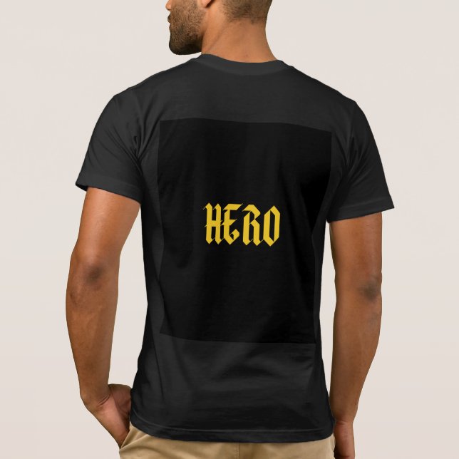 T-shirt noir avec meilleur design (Dos)