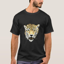 T-shirt noir avec tigre