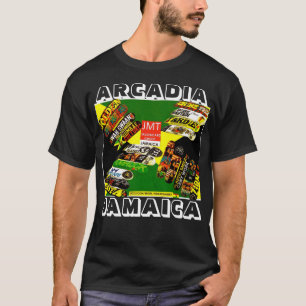 T-shirt noir basique ARCADIA JAMAICA